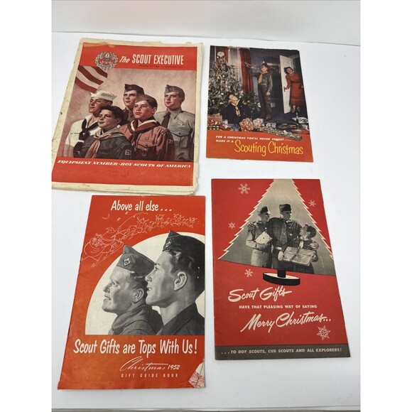 Other - Vintage Cub Scout BSA Christmas Gift Catalog Toys Uniform Craft Projects 40s 50s